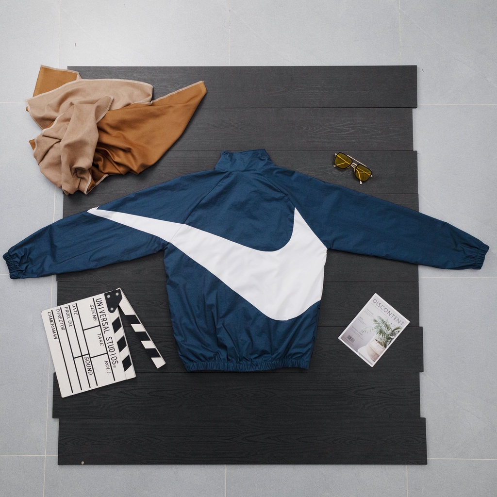 { HÀNG XỊN } Áo khoác gió thể thao phối logo cực chất, chất vải xịn mịn 8304