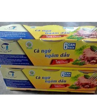 Combo 6 lon cá Ngừ ngâm dầu (160g/ hộp)