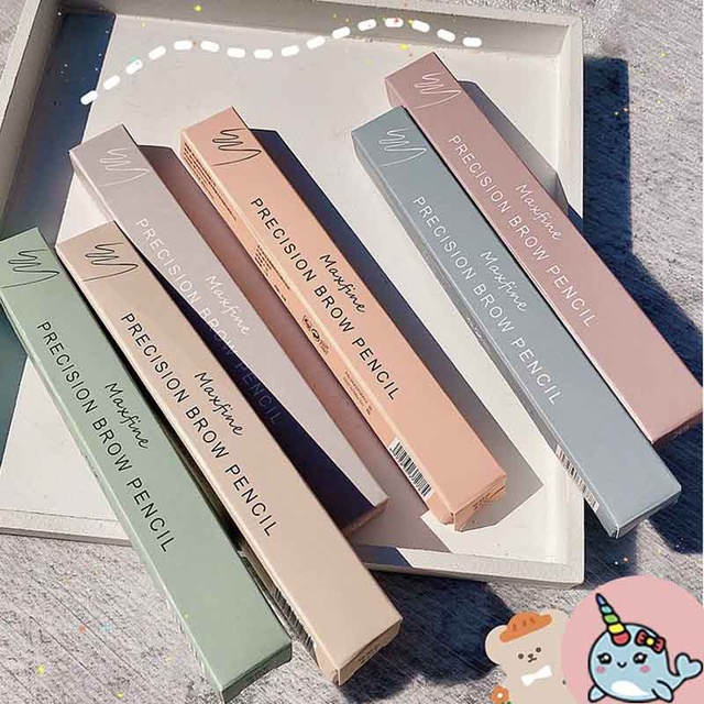 Chì kẻ mày siêu mảnh 2 có đầu cọ chải không lem lâu trôi dễ dùng