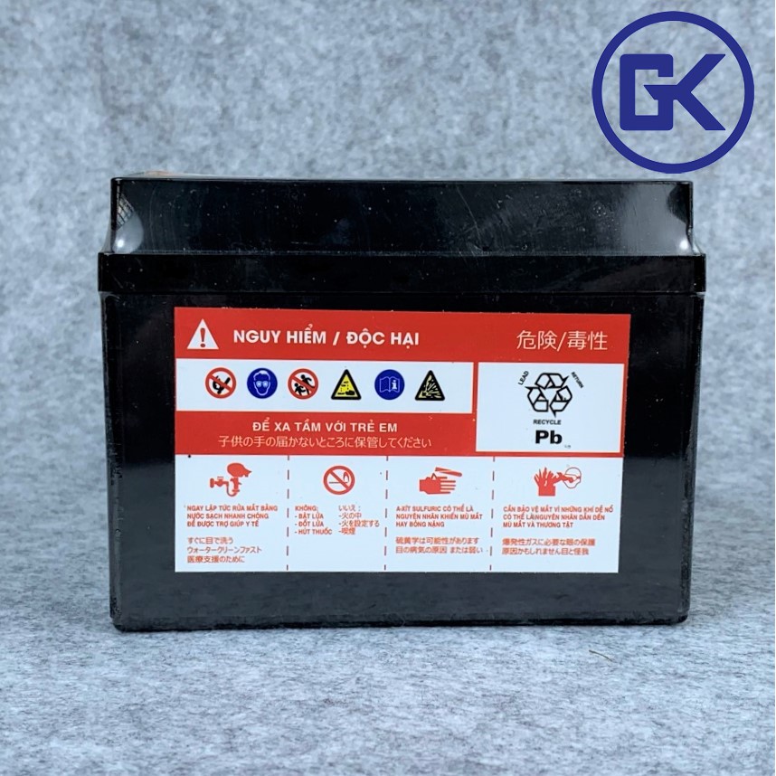 Ắc quy xe máy khô 12v-5.2Ah lùn TOKYO