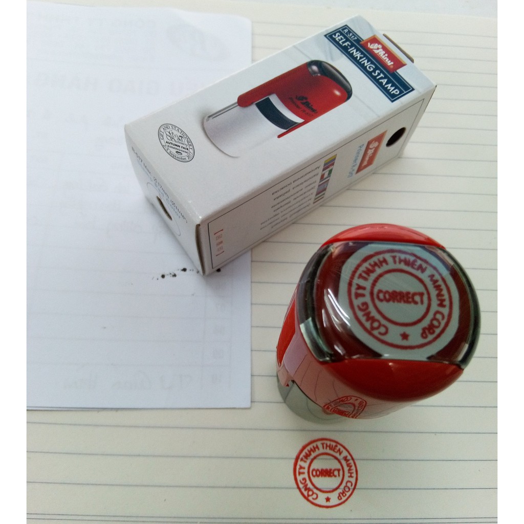 Dấu Shiny Tròn R-517 Khắc Ký Hiệu, Logo 17mm