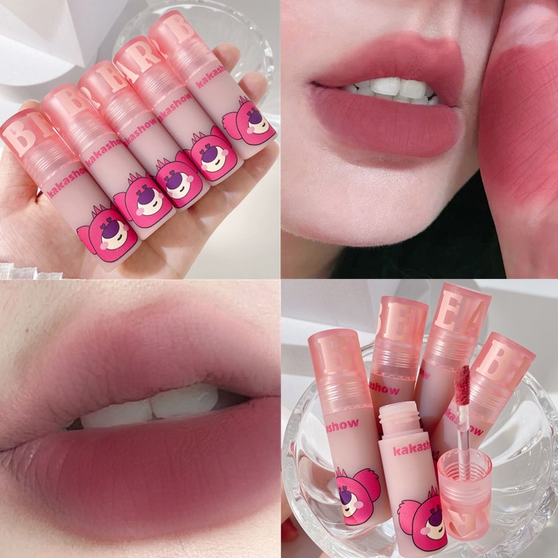 Son kem lì Kakashow mềm mịn như nhung chống thấm nước chống khô môi lâu trôi