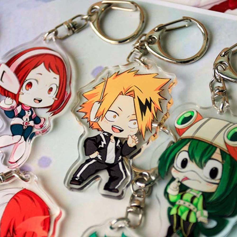 Móc Khóa Acrylic Trong Suốt Hai Mặt Họa Tiết Hoạt Hình My Hero Academia VANES1