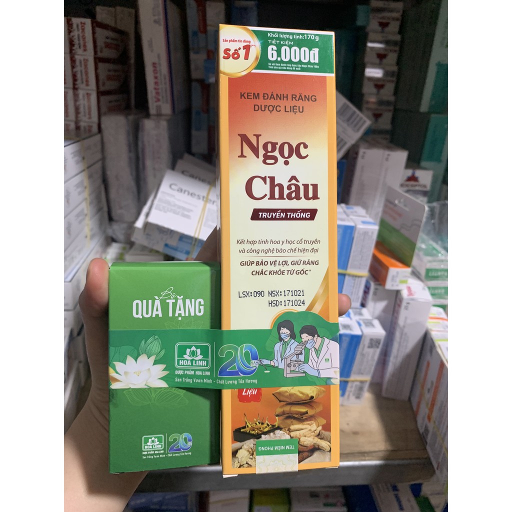 Kem đánh răng dược liệu Ngọc Châu 170g