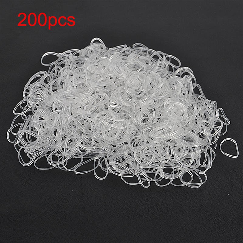 ❤ Set 200 / 500 Dây Buộc Tóc Đuôi Ngựa Cao Su