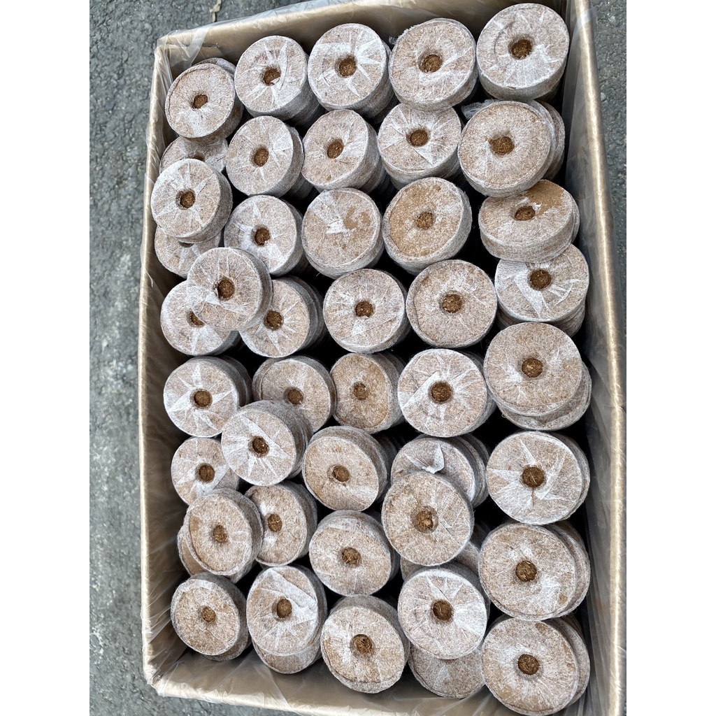 Viên Nén Xơ Dừa 5 viên Ươm Cây Giống TOTT's fertilizer