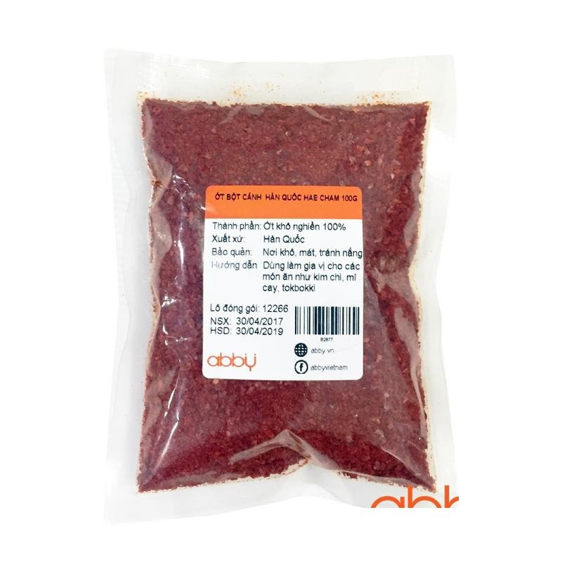 Ớt bột cánh Hàn Quốc Hae Cham 100g