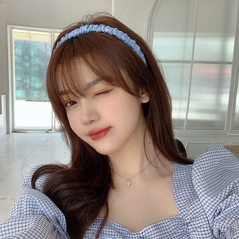 Băng Đô Vải Chống Trượt Thiết Kế Ngọt Ngào Thanh Lịch Phong Cách Hàn Quốc