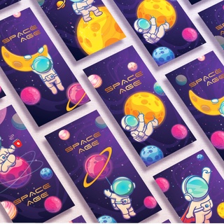 Lì xì Phi hành gia Space Age 6 cái
