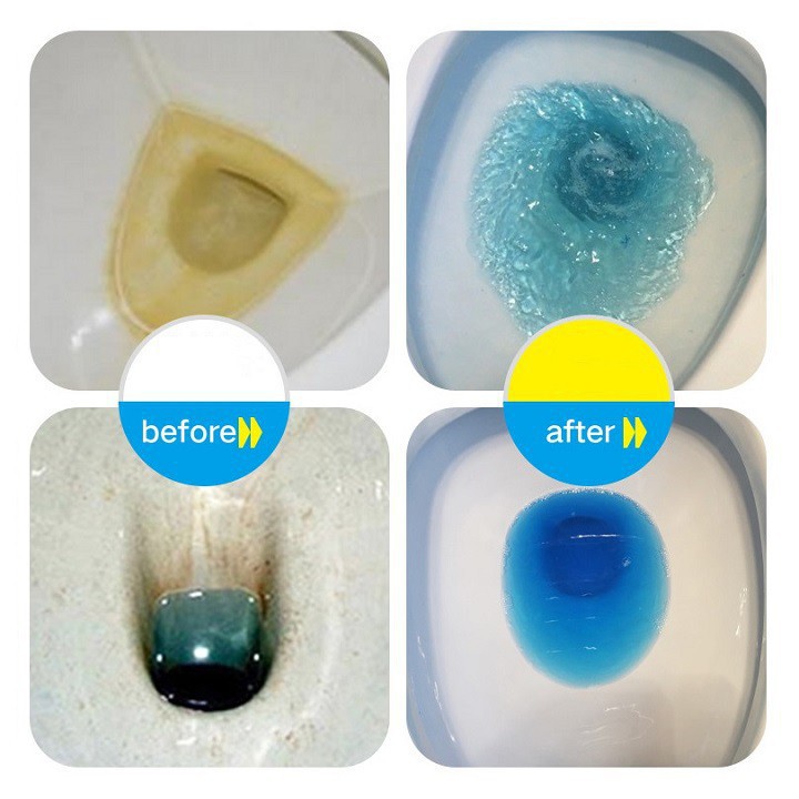 COMBO 2 Lọ thả bồn cầu- chất tẩy rửa bồn cầu- lọ tẩy trắng bồn cầu diệt sạch vi khuẩn nấm mốc BC01 SALE