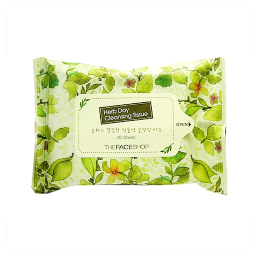 THE FACE SHOP Hộp 20 Khăn Giấy Tẩy Trang Sử Dụng Một Lần Chất Lượng Cao