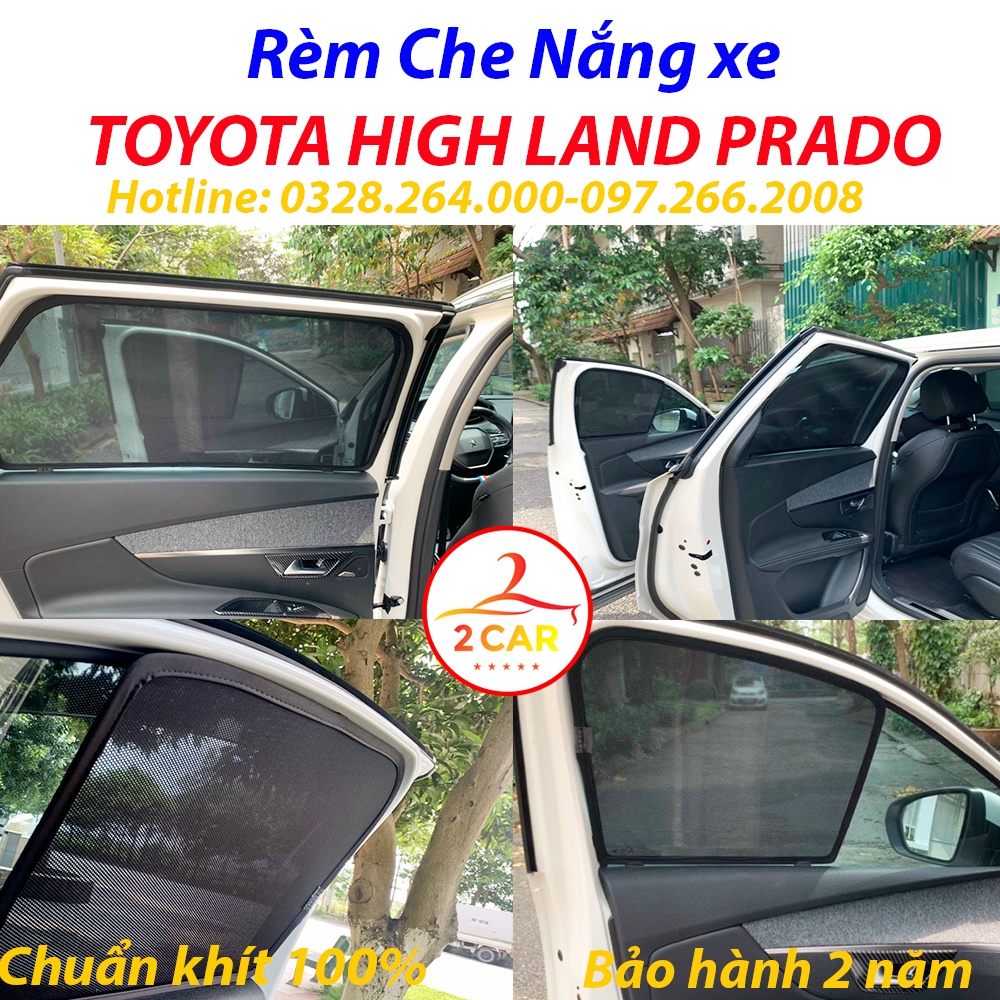 Rèm Che Nắng Xe Toyota Land Cruiser Prado 2010-2013,2014-2021, Rèm Chắn Nắng Xe Ô Tô Hàng Loại 1 MR.ÔTÔ - Bảo Hành 2 Năm