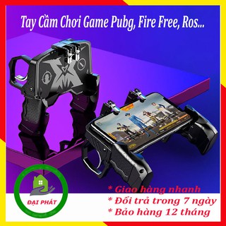 Tay cầm chơi game 4 ngón thiết bị kết nối hỗ trợ PUBG K21 Tay cầm không ồn nút bắn nhanh thượng hạng cho trò chơi PUBG