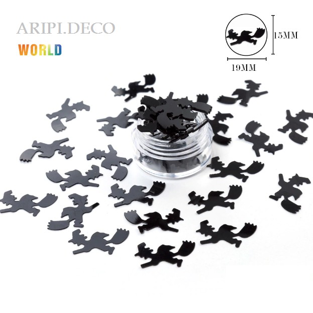 Kim sa, kim tuyến hình Halloween nhiều mẫu G23/ Nguyên liệu làm resin