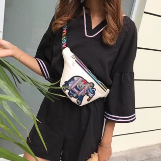 Túi bao tử hoạ tiết Voi