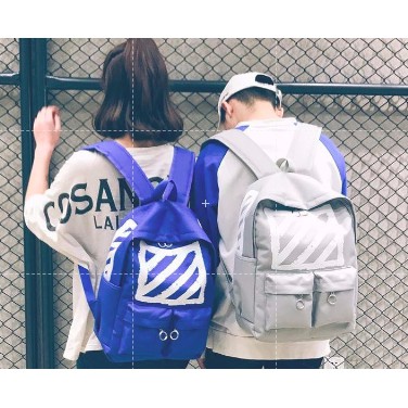 ⚡️[Cao Cấp] Ba Lô Thời Trang Nam Nữ Off White Brushed Diagonals Backpack