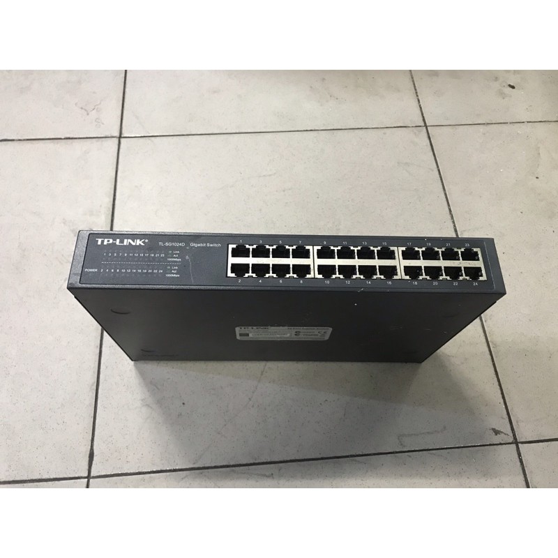 switch tp link 16,  24 port cũ còn dùng tốt