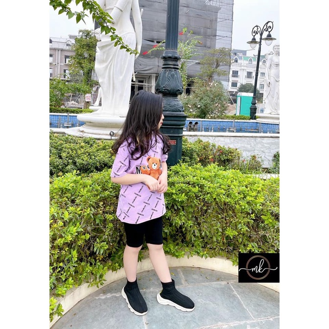 18-32kg bộ gấu kèm quần legging cho bé