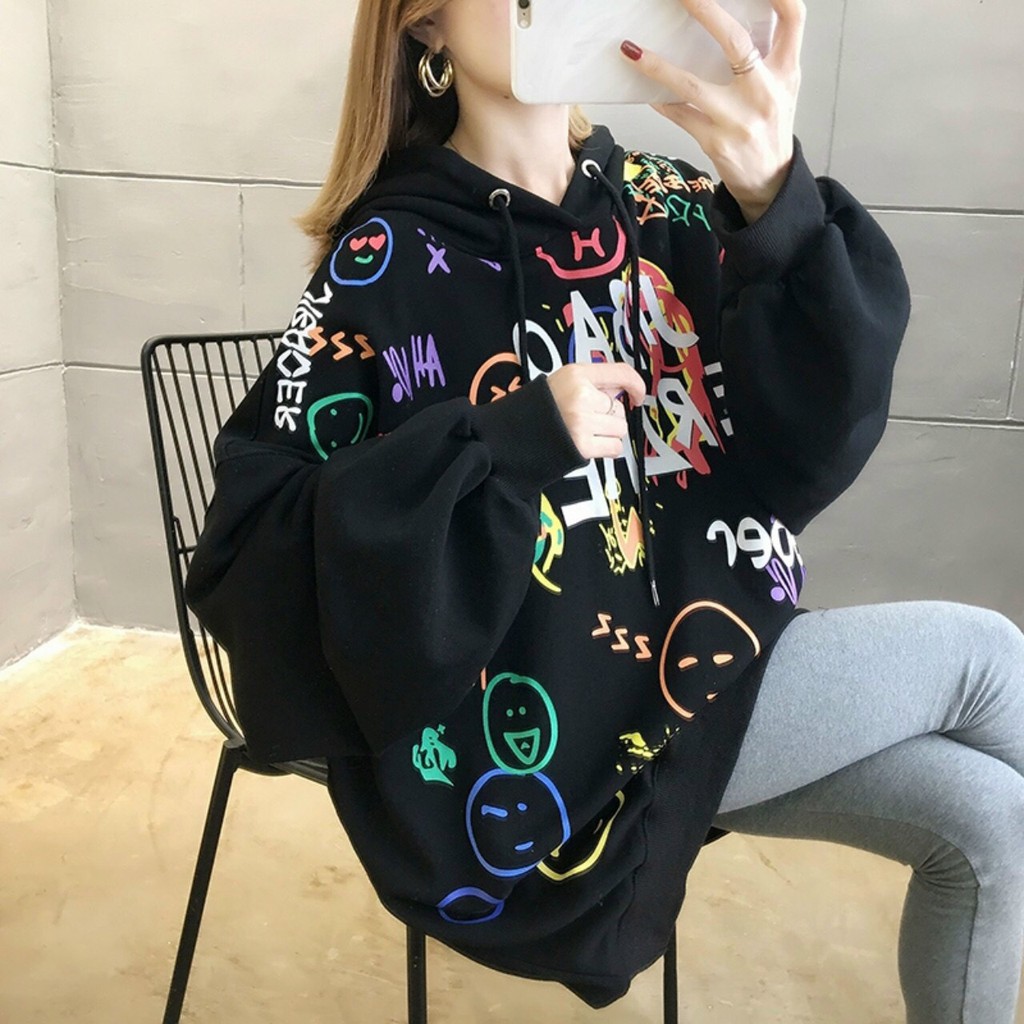 Áo khoác, áo hoodie unisex nam nữ nỉ ngoại more color phối chữ năng động thời trang học đường