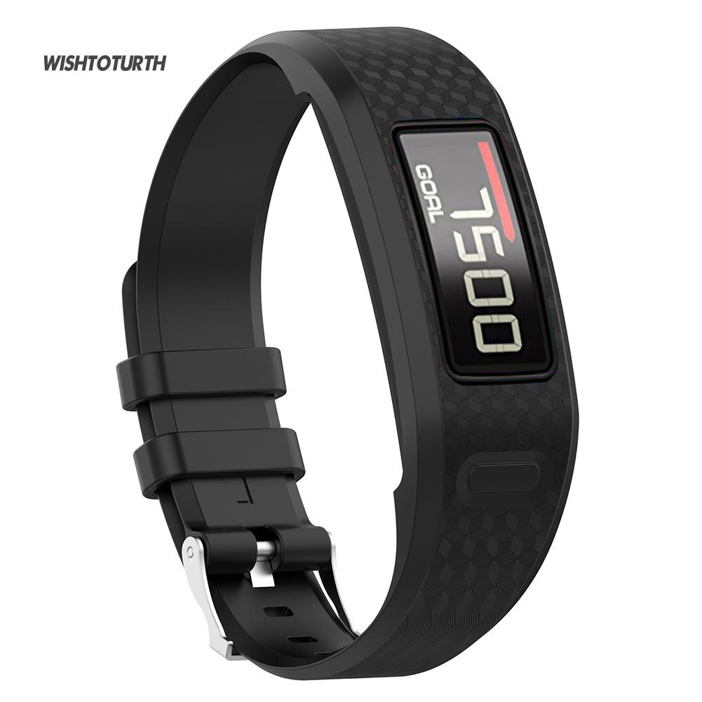 ☼Dây Đeo Thay Thế Chất Liệu tpu Màu Trơn Cho garmin vivofit 1 2