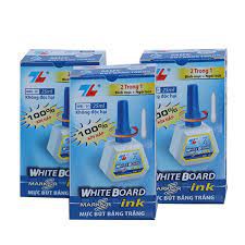 Mực bút dạ bảng Whiteboard marker WBI 25ml xanh