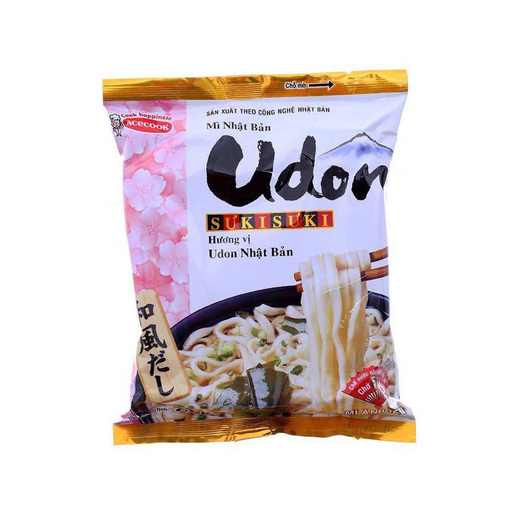 Mì Udon Sưkisưki udon nhật bản thùng 24 gói 75g