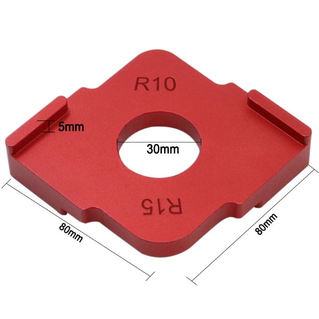 Cữ cắt mép tròn cho máy phay gỗ cầm tay dụng cụ bo tròn cạnh gỗ cho thợ làm nghề mộc