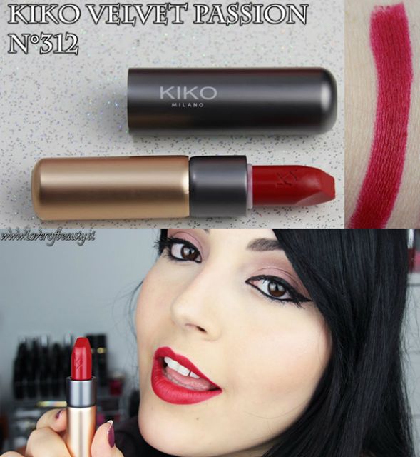 Son môi Kiko Velvet Passion Matte Lipstick