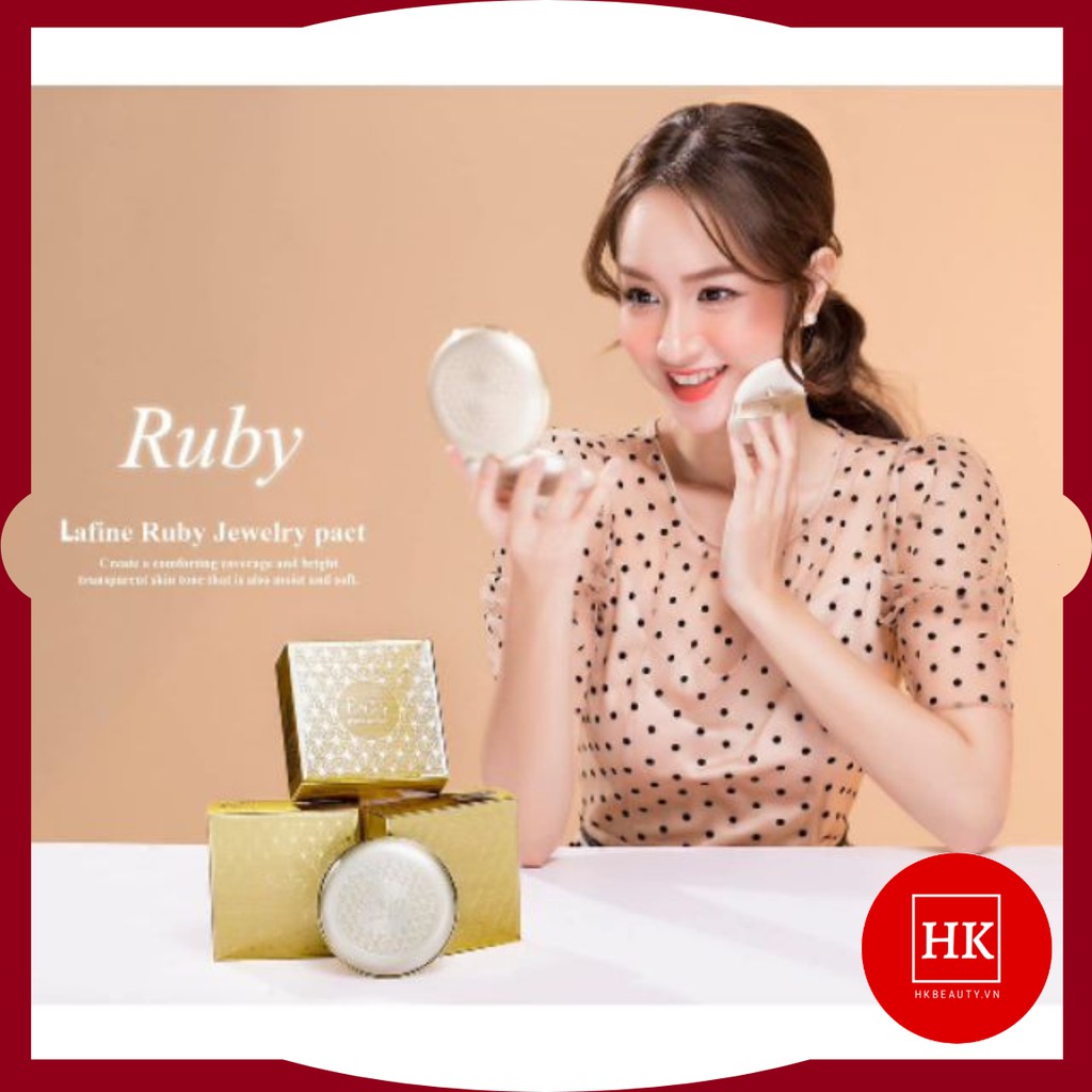 Phấn phủ siêu mịn cao cấp Ruby Jewelry Pact 20g - kềm dầu và làm mềm da | BigBuy360 - bigbuy360.vn