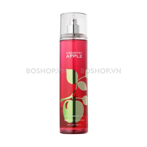 XỊT THƠM TOÀN THÂN BATH AND BODY WORKS COUNTRY APPLE 236ML CHÍNH HÃNG - 7337