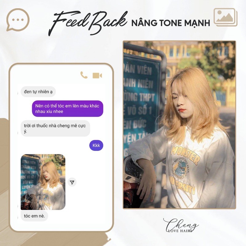 Thuốc NÂNG TONE Tóc - Lên Tone Sáng, Nhuộm Tóc Chuẩn Màu | Chenglovehair, Chenglovehairs