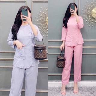 Đồ Lam Đi Chùa # Mẫu Bác Sĩ # Quần Áo Nữ # Đồ Bộ Nữ