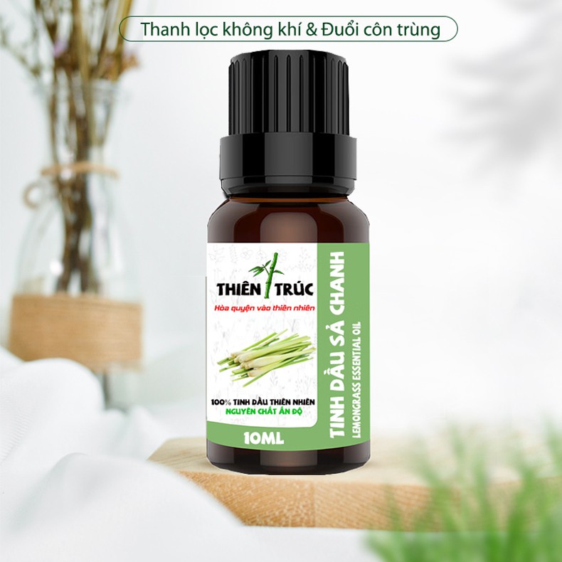 TINH DẦU THIÊN NHIÊN  NGUYÊN CHẤT  THIÊN TRÚC  10ML TỰ CHON (10 MÙI)- NHẬP KHẨU ẤN ĐỘ