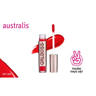 Son kem bán lì mịn môi Australis - Grlboss Demi Matte Lip Cream 8ml
