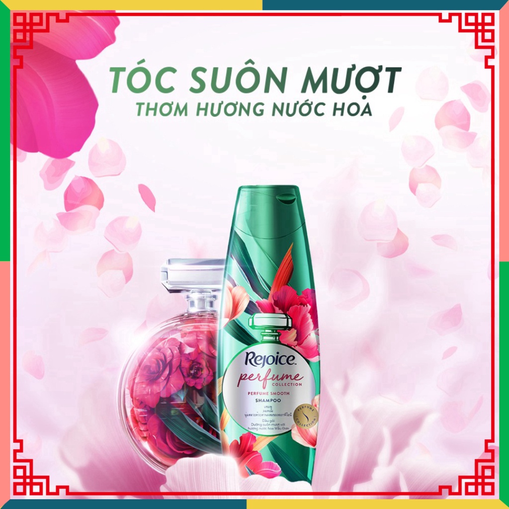 Dầu gội Rejoice nước hoa chai 650G Hoa Hồng/Hoa Mẫu Đơn/Hoa Lily/Dâu Tây Trắng