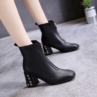 ANKLE BOOTS KÉO KHOÁ