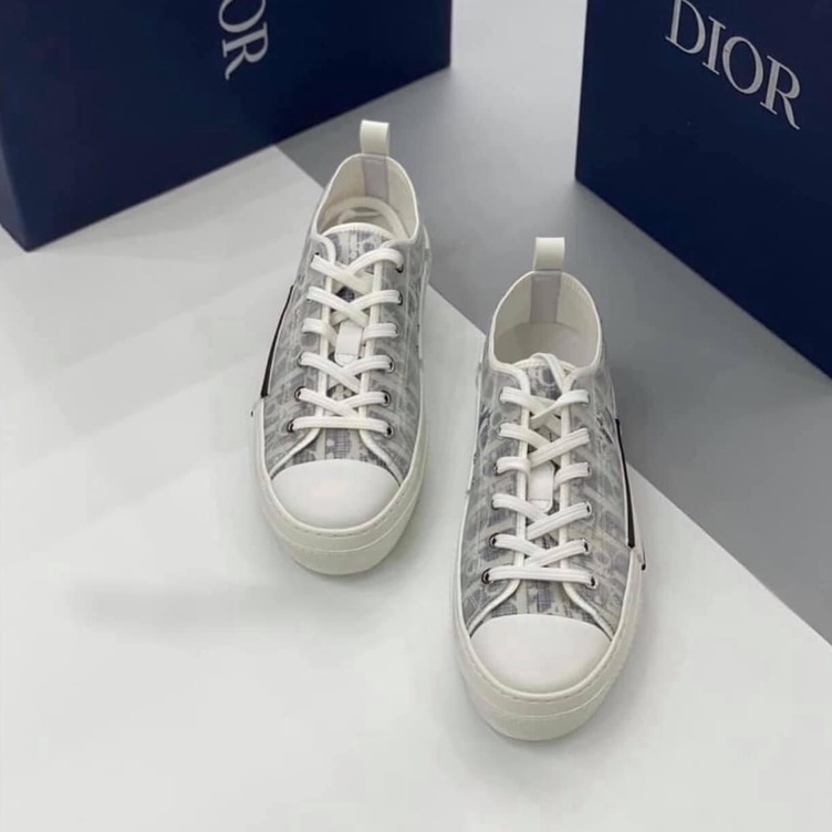 Giầy sneaker Dior LA vân Monogram fullbox