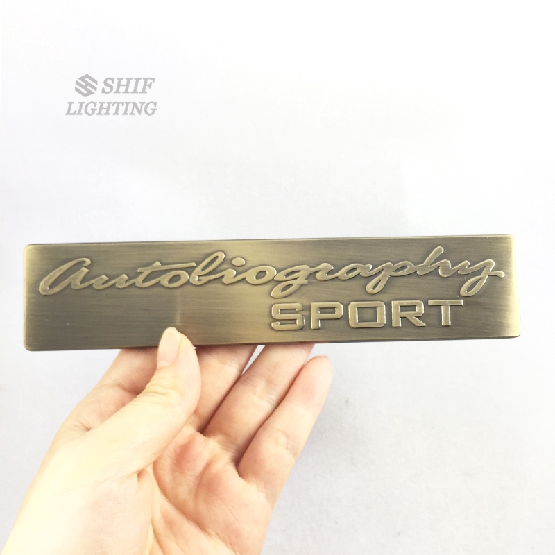 Miếng dán kim loại trang trí sườn bên cho ô tô thể thao Range Rover Land Rover