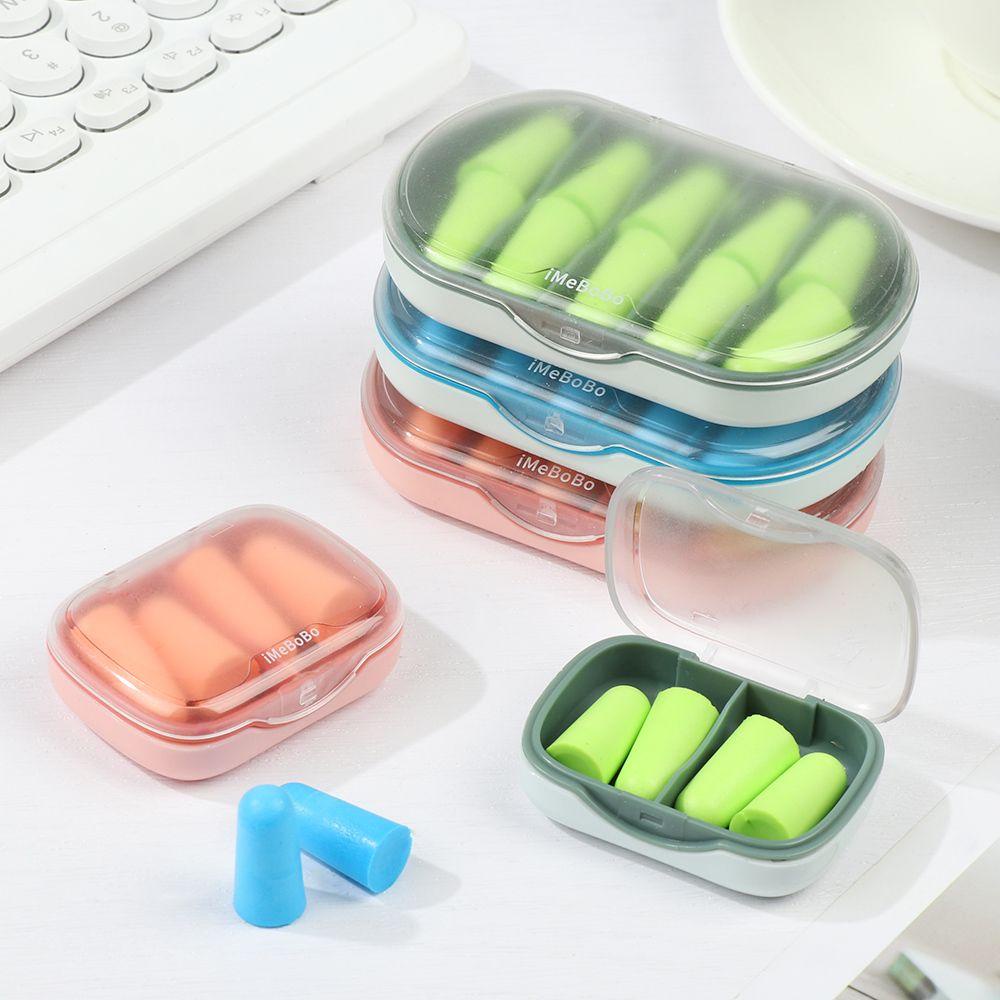 JUNE Set 4 / 10 Nút Bịt Tai Mềm Mại Hỗ Trợ Giấc Ngủ Chống Ồn