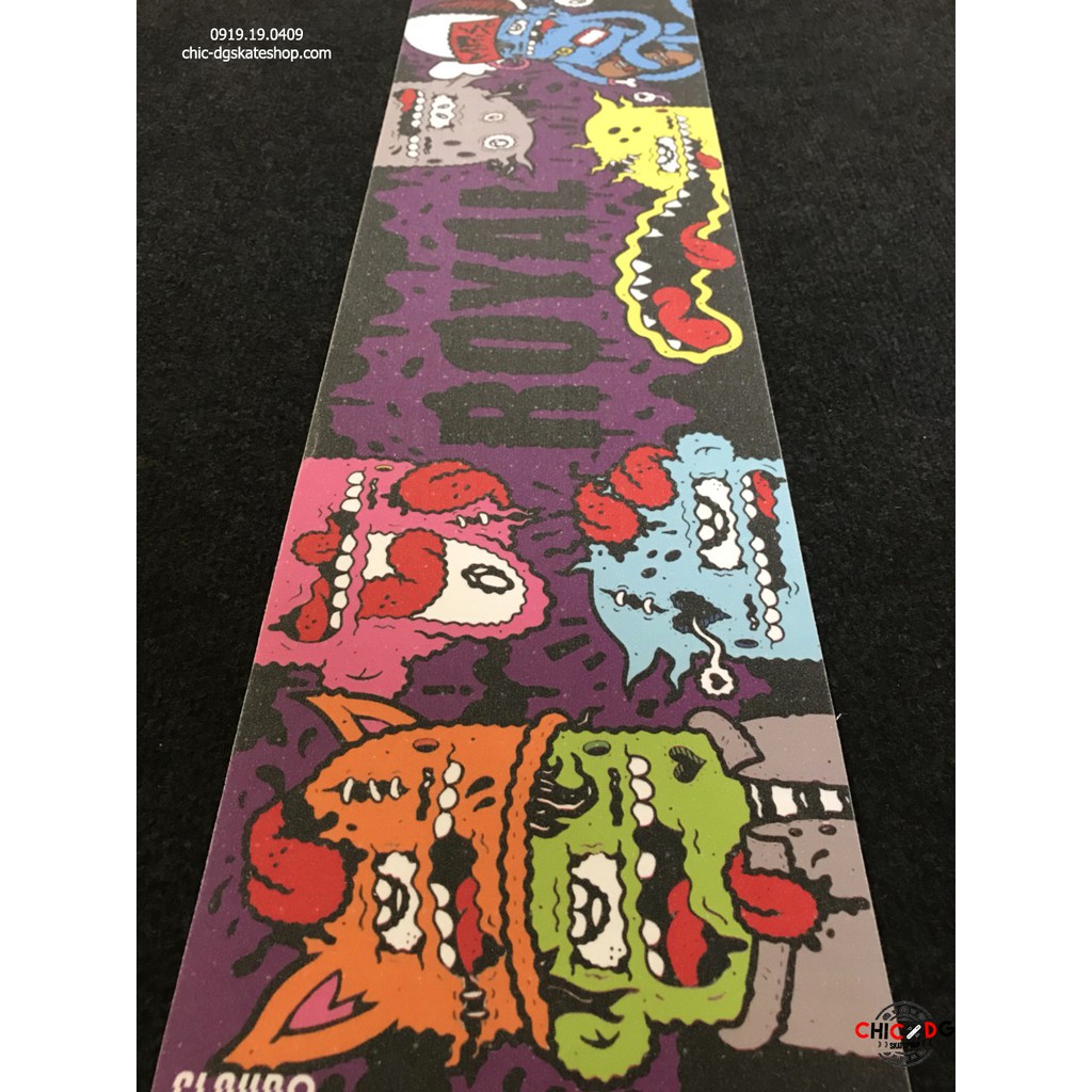Grip tape Skateboard chính hãng Grizzly/MOB - Miếng nhám ván trượt Skateboard