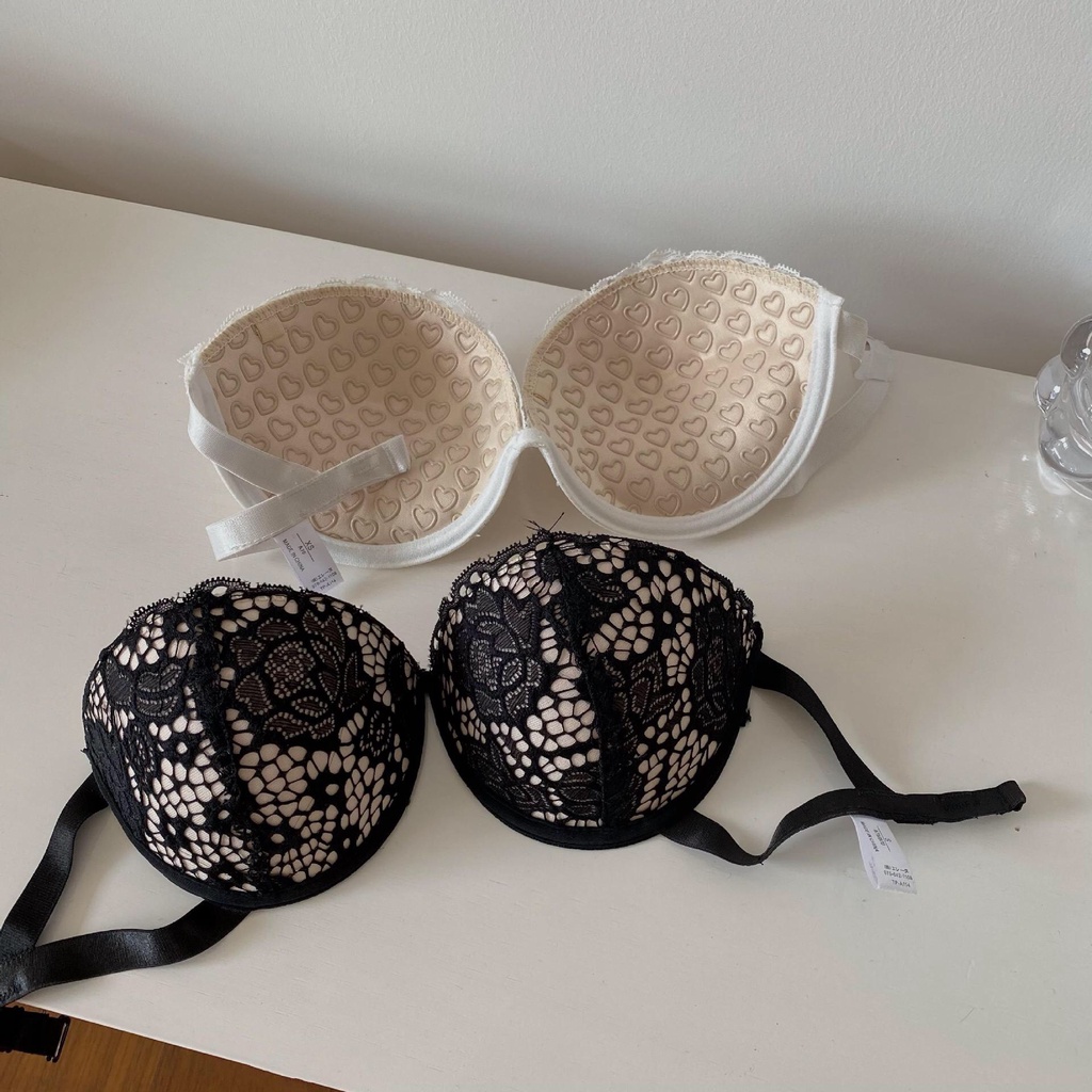 Áo Ngực Không Dây Ren ĐỆM TIM Nâng Ngực Chống Tụt Cao Cấp YiOn Underwear AKD05-A1