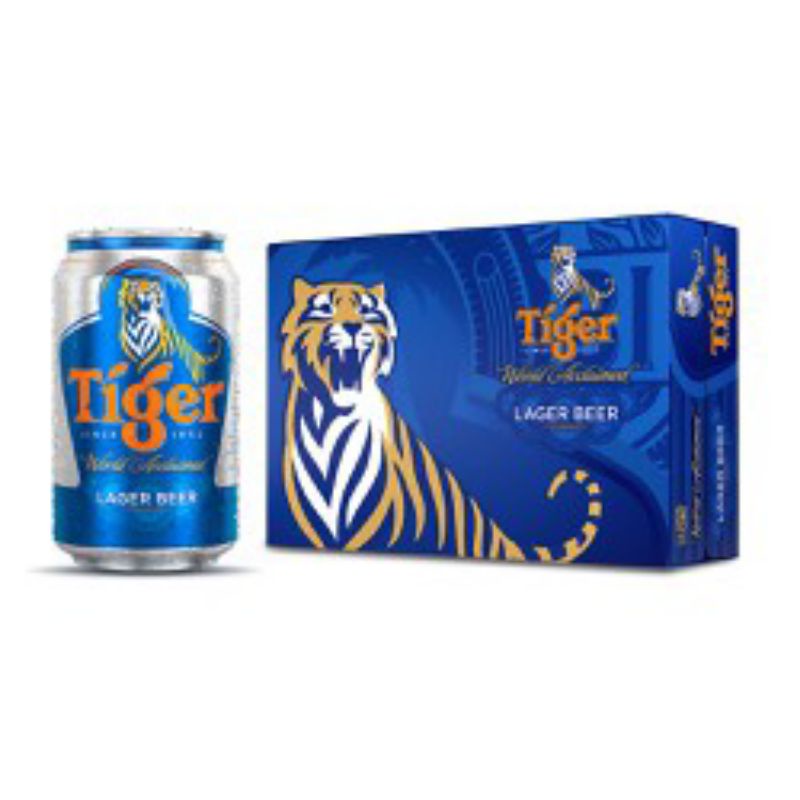 Bia tiger lon 330 ml