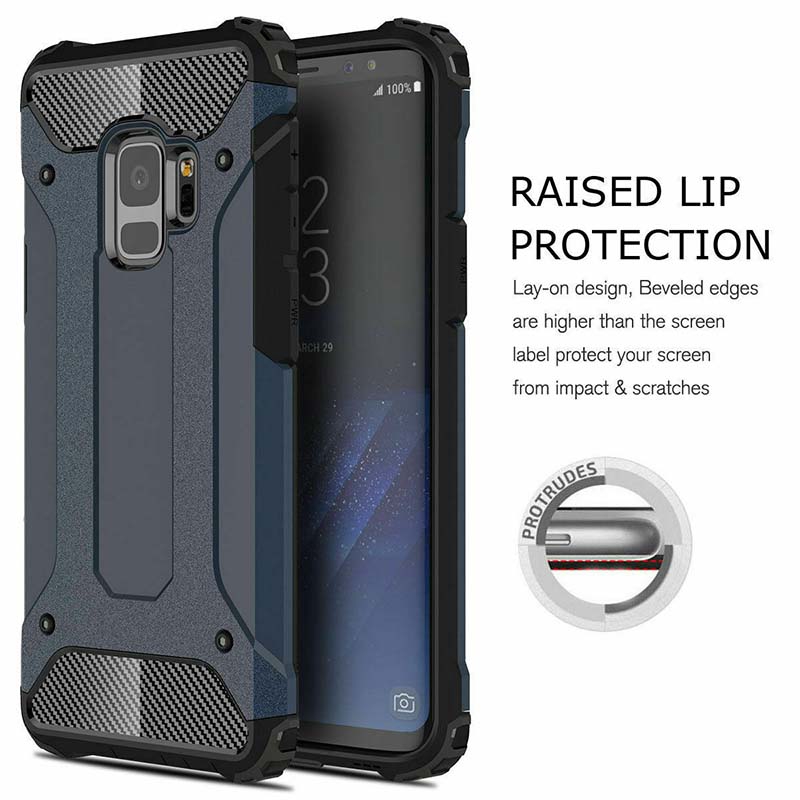 Ốp lưng chất liệu TPU+PC Silicone chống sốc cho Samsung Galaxy A7 A6 A6Plus A8 A9 2018 A7 2017