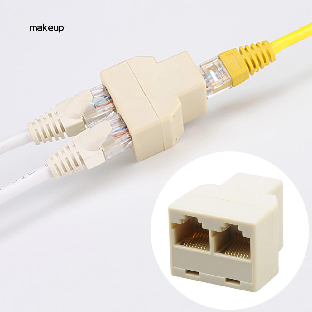 Đầu Nối Dây Mạng / Đầu Chia Mạng 1 ra 2 [ RJ45 ]