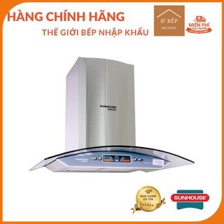 [FREE SHIP] Máy hút mùi kính cong sunhouse mama 6707-70cm, máy hút khói cao cấp MM6707-70- Hàng chính hãng BH 24 tháng