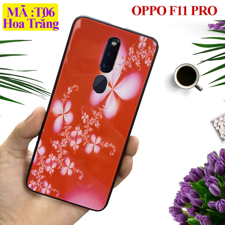 [Freeship] ỐP ĐIỆN THOẠI OPPO F11/ F11 PRO KÍNH IN HOA - Vỏ case Oppo F11 Mặt lưng kính chống trầy xước, đẹp, cao cấp