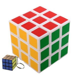 [Mã TOYDEC hoàn 20K xu đơn 50K] Đồ Chơi Rubik 3x3x3 Xoay Mượt Mà - Tặng Móc Khóa Rubik Cute 3x3 Cỡ Nhỏ