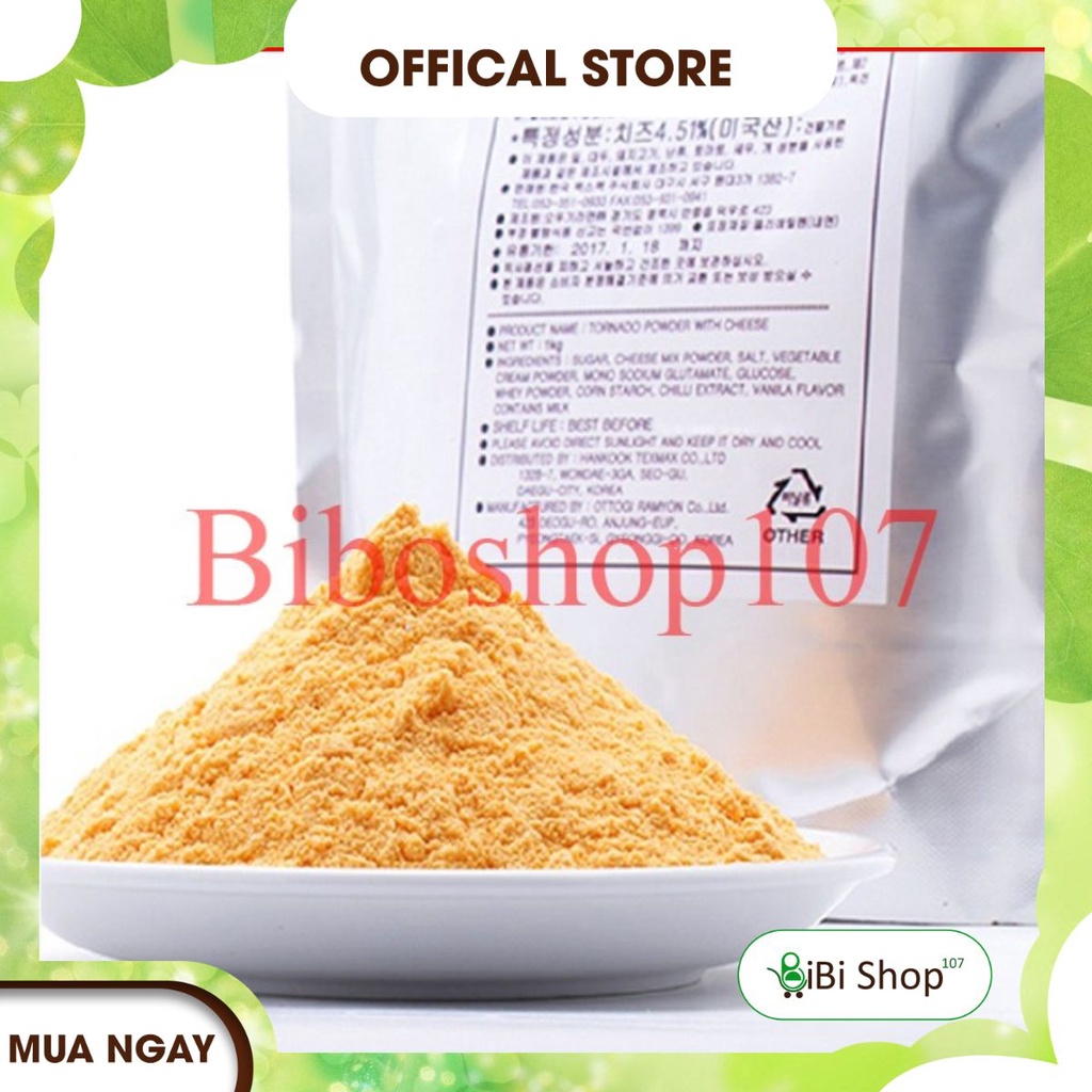 🎶Bột phô mai lắc Hàn Quốc 100g - lắc gà, lắc khoai tây, lắc bắp rang bơ🎶