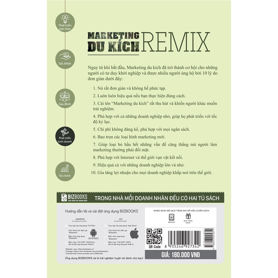 Sách - Marketing Du Kích Remix - Maketing Du Kích Cho Doanh Nghiệp Từ A Đến Z - Tặng Kèm Audio