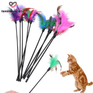 Gậy đồ chơi gắn lông vũ cho mèo 60cm